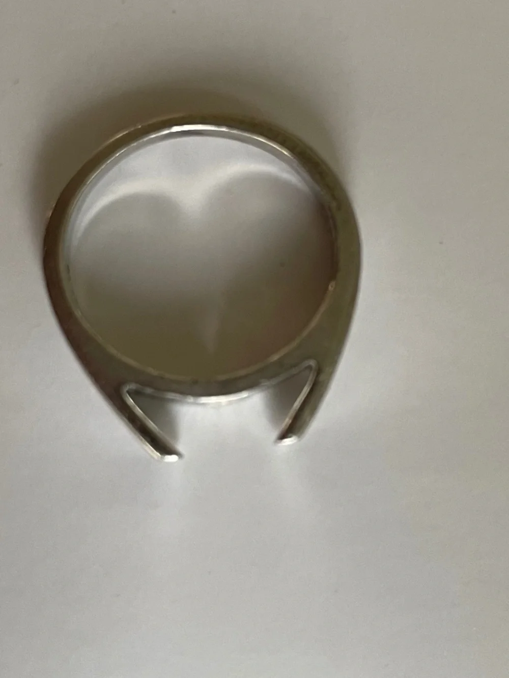 Platinum Solitaire Ring Setting / Ring Blank, 6 Grams, Size 5